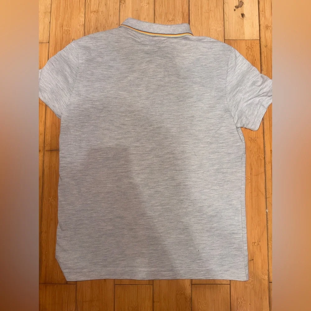 Original Penguin Gray Polo with Yellow Accents - Picture 3 of 3
